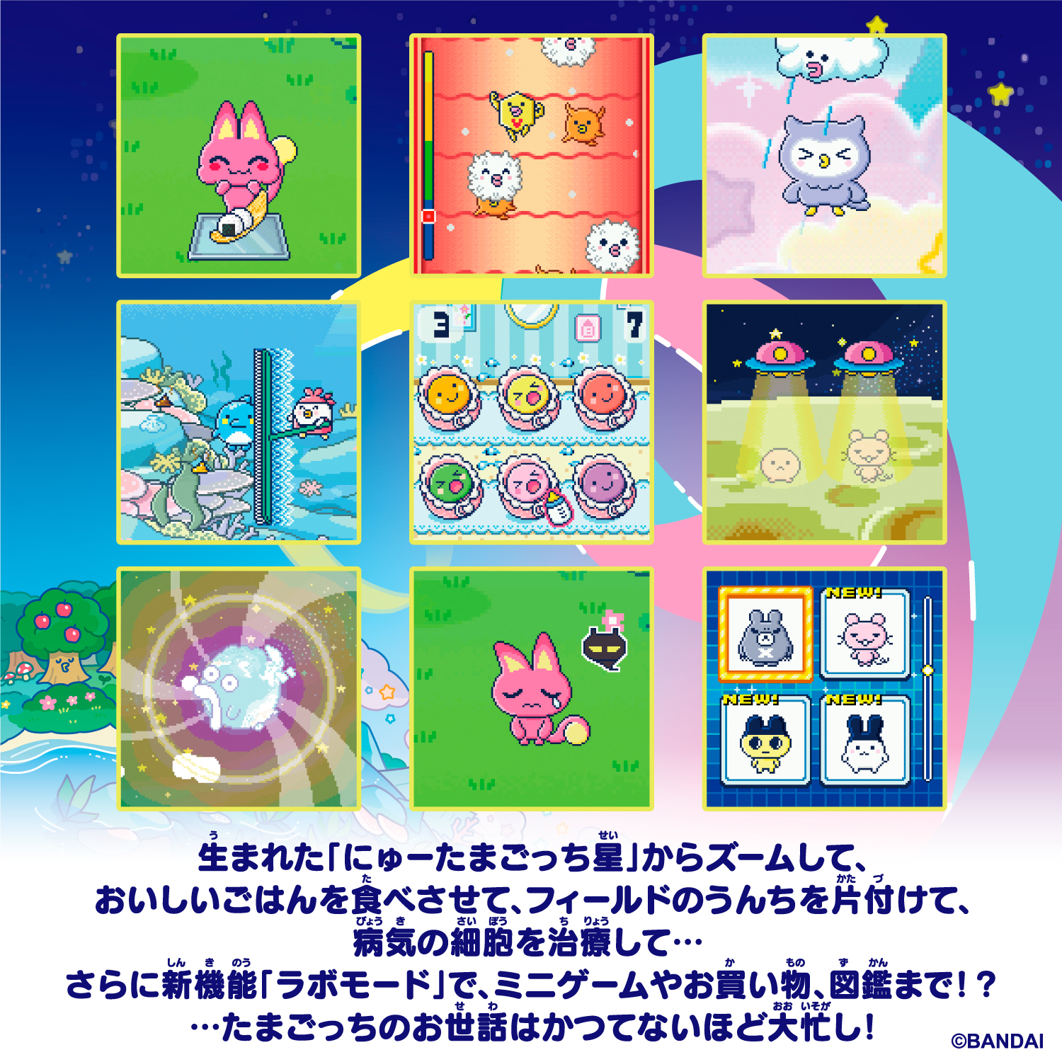 Tamagotchi Paradise - Pink Land_説明③